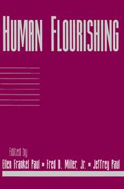 Cover of: Human flourishing