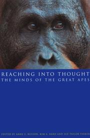 Cover of: Reaching into Thought: The Minds of the Great Apes