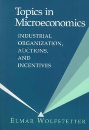 Topics in Microeconomics by Elmar Wolfstetter