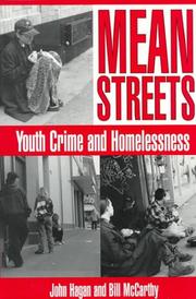 Cover of: Mean Streets: Youth Crime and Homelessness (Cambridge Studies in Criminology)