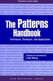 Cover of: The Patterns Handbook: Techniques, Strategies, and Applications (SIGS Reference Library)