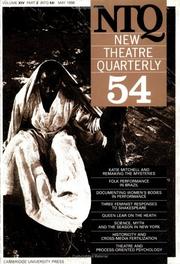 Cover of: New Theatre Quarterly 54 (New Theatre Quarterly)