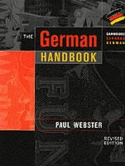 Cover of: The German Handbook: Your Guide to Speaking and Writing German (Cambridge Express German)