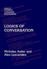 Cover of: Logics of conversation