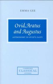 Cover of: Ovid, Aratus, and Augustus by Emma Gee