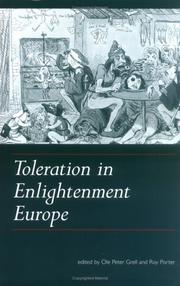 Cover of: Toleration in Enlightenment Europe by 
