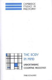 Cover of: The body in mind by Mark Rowlands