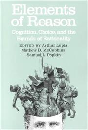 Cover of: Elements of reason: cognition, choice, and the bounds of rationality