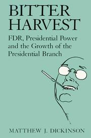 Cover of: Bitter Harvest by Matthew J. Dickinson