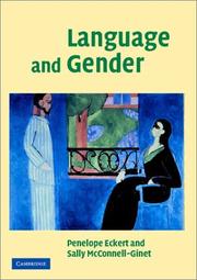 Cover of: Language and gender by Penelope Eckert