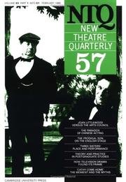 Cover of: New Theatre Quarterly 57 (New Theatre Quarterly)