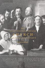 Cover of: The Nineteenth-Century Church and English Society