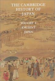 Cover of: Cambridge History of Japan