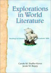 Cover of: Explorations in World Literature: Readings to Enhance Academic Skills