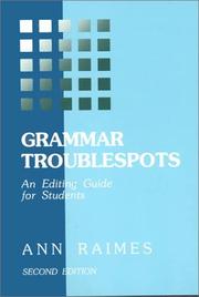 Cover of: Grammar Troublespots by Ann Raimes, Ann Raimes