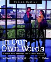 Cover of: In Our Own Words: A Guide with Readings for Student Writers