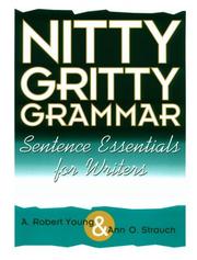 Cover of: Nitty Gritty Grammar Teacher's Book: Sentence Essentials for Writers