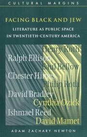 Cover of: Facing Black and Jew: literature as public space in twentieth-century America