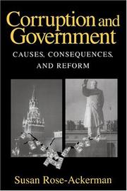 Corruption and government by Susan Rose-Ackerman