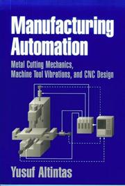 Manufacturing Automation by Yusuf Altintas