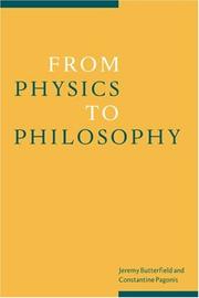 Cover of: From Physics to Philosophy by 