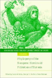 Cover of: Hominoid Evolution and Climatic Change in Europe by 