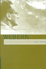 Cover of: Webern and the Transformation of Nature