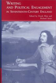 Cover of: Writing and political engagement in seventeenth-century England