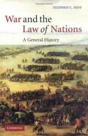 Cover of: War and the Law of Nations: A General History