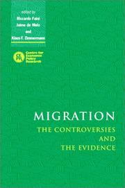 Cover of: Trade and migration: the controversies and the evidence