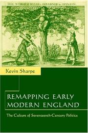 Cover of: Remapping Early Modern England by Kevin Sharpe