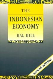 Cover of: The Indonesian Economy by Hal Hill