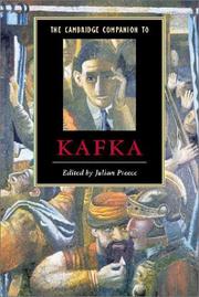 The Cambridge Companion to Kafka (Cambridge Companions to Literature) by Preece