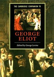Cover of: The Cambridge companion to George Eliot
