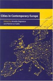 Cover of: Cities in Contemporary Europe