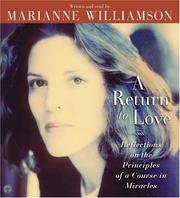 Cover of: A Return to Love CD by Marianne Williamson