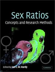 Cover of: Sex Ratios: Concepts and Research Methods