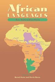 Cover of: African Languages: An Introduction