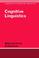 Cover of: Cognitive Linguistics (Cambridge Textbooks in Linguistics)