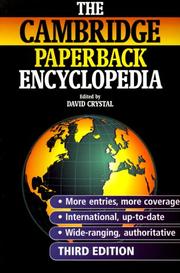 Cover of: The Cambridge paperback encyclopedia by edited by David Crystal.