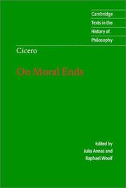 Cover of: On moral ends by Cicero