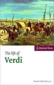 Cover of: The Life of Verdi (Musical Lives)