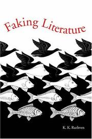 Cover of: Faking literature