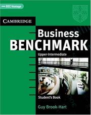 Cover of: Business Benchmark Upper Intermediate Student's Book BEC Edition by Guy Brook-Hart, Guy Brook-Hart