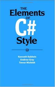 Cover of: The Elements of C# Style