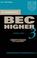Cover of: Cambridge BEC Higher 3 Audio Cassette (BEC Practice Tests)