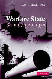 Cover of: Warfare State by David Edgerton