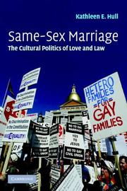 Cover of: Same-Sex Marriage by Kathleen E. Hull