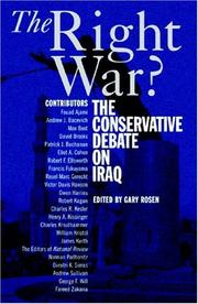 Cover of: The Right War?: The Conservative Debate on Iraq