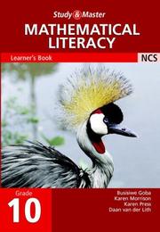 Cover of: Study and Master Mathematical Literacy Grade 10 Learner's Book